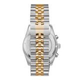Beverly Hills Polo Club Men's Multifunction Watch with White Mother of Pearl Dial and Silver and rose-gold-111 Stainless Steel Band, BP3782X.560