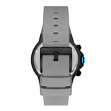 Beverly Hills Polo Club Men's Multifunction Watch with Black Dial and Grey Silicone Band, BP3784X.066