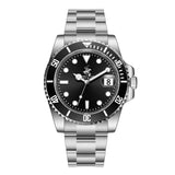 Beverly Hills Polo Club Men's Analog Watch, Gun Black Dial  With Silver Stainless Steel Band, BP3791X.350