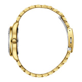 Beverly Hills Polo Club Women's Analog Watch, Mother Of Pearl Dial  With Golden Stainless Steel Band, BP3808C.120