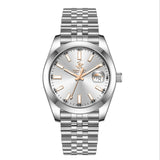 Beverly Hills Polo Club Men's Analog Watch, Grey Dial  With Silver Stainless Steel Band, BP3810X.330