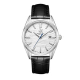 Beverly Hills Polo Club Men's Analog Watch, Silver Dial  With Black Leather Strap, BP3811X.331