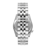 Beverly Hills Polo Club Men's Automatic Watch with Dark Blue Dial and Silver Stainless Steel Band, BP3816X.390