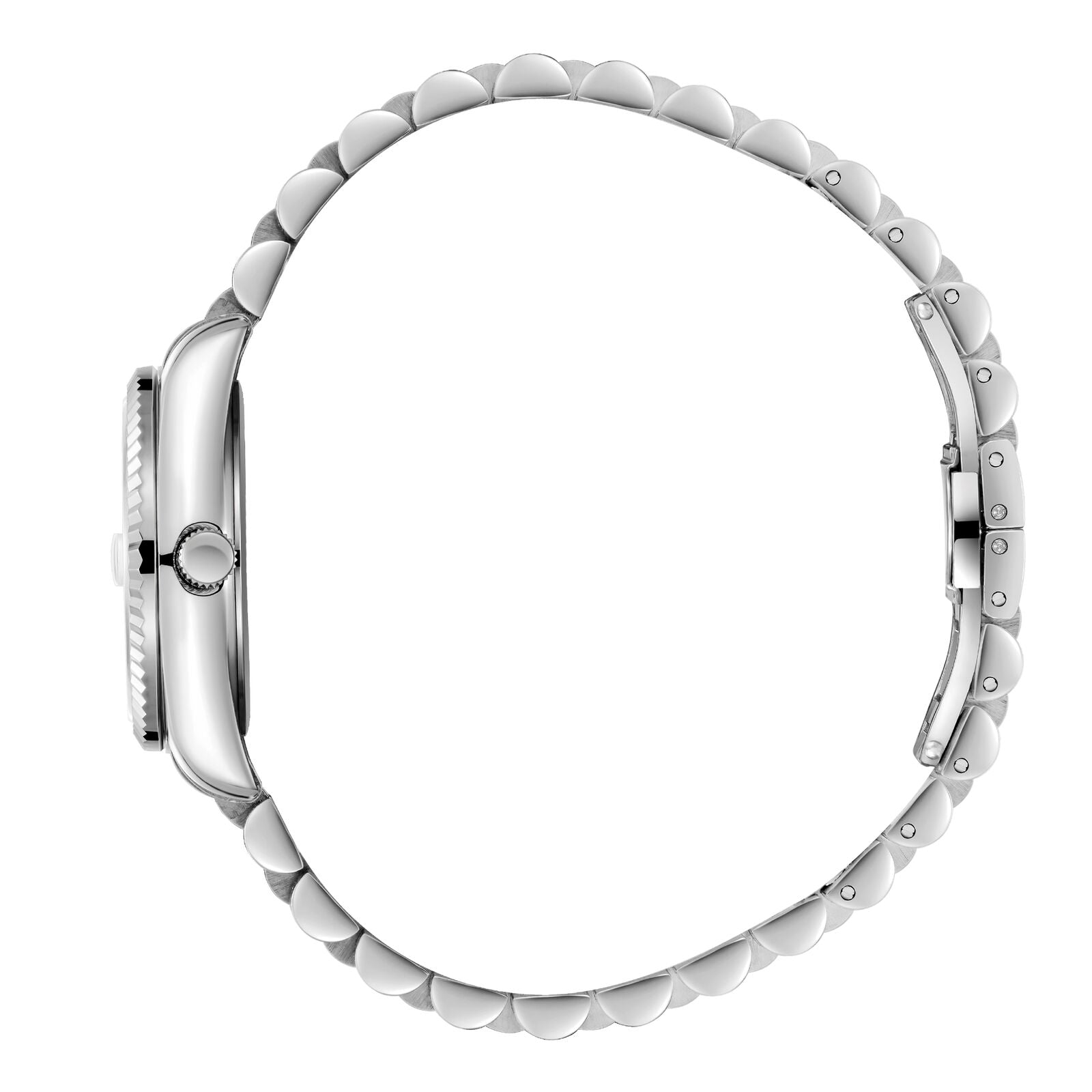 Beverly Hills Polo Club Women's Analog Watch, Green Dial  With Silver Stainless Steel Band, BP3827X.370