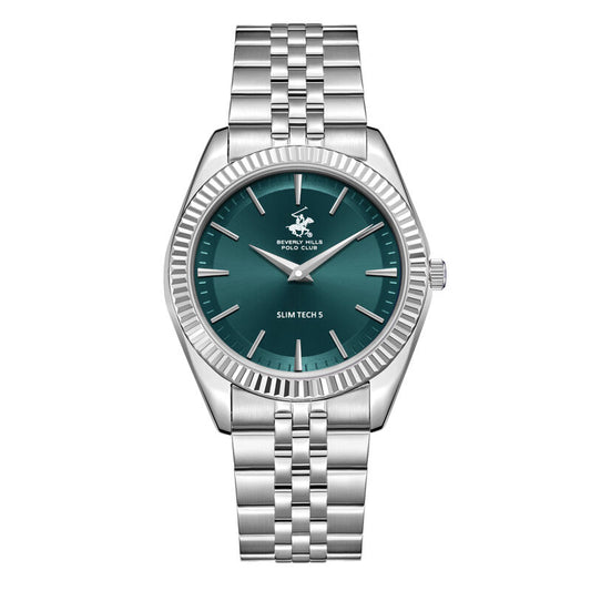 Beverly Hills Polo Club, Men's, Analog Watch, Blue Dial, with Stainless Steel Band, BH-BP3830X.391