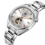 Beverly Hills Polo Club, Men's, Analog Watch, Silver Dial, with Stainless Steel Band, BH-BP3834X.360