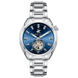 Beverly Hills Polo Club, Men's, Analog Watch, Blue Dial, with Stainless Steel Band, BH-BP3834X.390