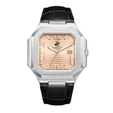 Beverly Hills Polo Club, Men's, Analog Watch, Gold Dial, with Leather Band, BH-BP3846X.311