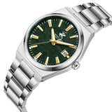 Beverly Hills Polo Club, Men's, Analog Watch, Silver Dial, with Stainless Steel Band, BH-BP3851X.370