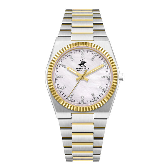 Beverly Hills Polo Club, Men's, Analog Watch, Silver Dial, with Stainless Steel Band, BH-BP3862X.220
