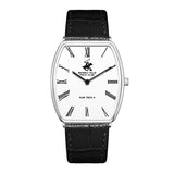 Beverly Hills Polo Club men analog watch, white dial with black leather strap, model BH-BP3863X.331, Bahrain