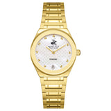 Beverly Hills Polo Club, Men's, Analog Watch, Gold Dial, with Stainless Steel Band, BH-BP3866C.120