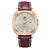 Beverly Hills Polo Club men analog watch, silver dial with brown leather strap, model BH-BP3867X.162, Bahrain