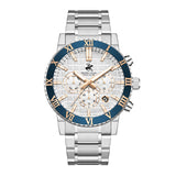 Beverly Hills Polo Club, Men's, Analog Watch, Silver Dial, with Stainless Steel Band, BH-BP3869X.330