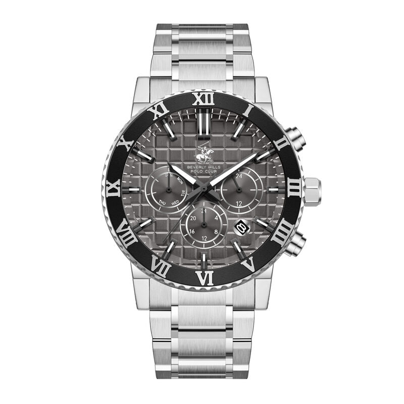 Beverly Hills Polo Club, Men's, Analog Watch, with Stainless Steel Band, BH-BP3869X.360