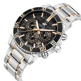 Beverly Hills Polo Club, Men's, Analog Watch, Black Dial, with Stainless Steel Band, BH-BP3869X.550