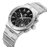 Beverly Hills Polo Club, Men's, Analog Watch, Black Dial, with Stainless Steel Band, BH-BP3871X.350