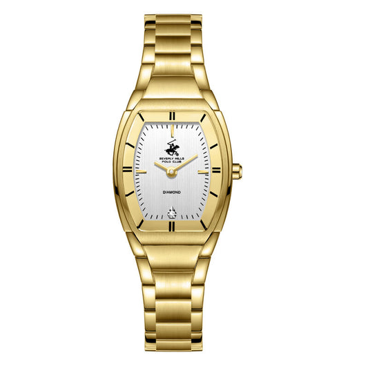 Beverly Hills Polo Club, Men's, Analog Watch, Silver Dial, with Stainless Steel Band, BH-BP3877X.130