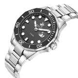Beverly Hills Polo Club, Men's, Analog Watch, Black Dial, with Stainless Steel Band, BH-BP3878X.350