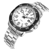 Beverly Hills Polo Club, Men's, Analog Watch, White Dial, with Stainless Steel Band, BH-BP3884X.330