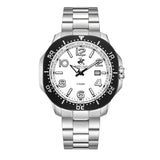 Beverly Hills Polo Club, Men's, Analog Watch, White Dial, with Stainless Steel Band, BH-BP3884X.330
