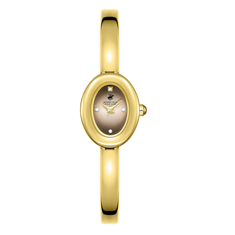 Beverly Hills Polo Club, Men's, Analog Watch, Gold Dial, with Stainless Steel Band, BH-BP3889C.140