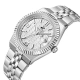 Beverly Hills Polo Club, Men's, Analog Watch, Silver Dial, with Stainless Steel Band, BH-BP3891X.330