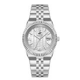 Beverly Hills Polo Club, Men's, Analog Watch, Silver Dial, with Stainless Steel Band, BH-BP3891X.330