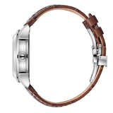 Beverly Hills Polo Club Men's Automatic Watch with Dark Blue Dial and Dark Brown  Beverly Hills Polo Club Band, BP3901X.394