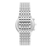 Beverly Hills Polo Club Men's Multifunction Watch with Beige Dial and Silver Stainless Steel Band, BP3909X.340