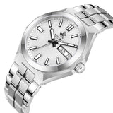 Beverly Hills Polo Club Men's Automatic Watch with Silver Dial and Silver Stainless Steel Band, BP3912X.330