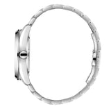 Beverly Hills Polo Club Men's Automatic Watch with Silver Dial and Silver Stainless Steel Band, BP3915X.330