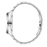 Beverly Hills Polo Club Men's Automatic Watch with Dark Blue Dial and Silver Stainless Steel Band, BP3915X.390