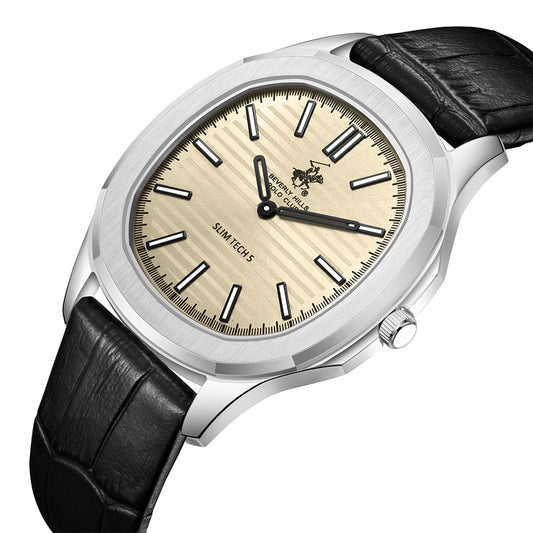 Beverly Hills Polo Club Men's Analog Watch with Gold Dial and Black  Beverly Hills Polo Club Band, BP3919X.311