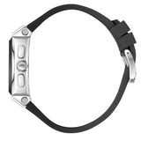 Beverly Hills Polo Club Men's Multifunction Watch with Black Dial and Black Silicone Band, BP3920X.351