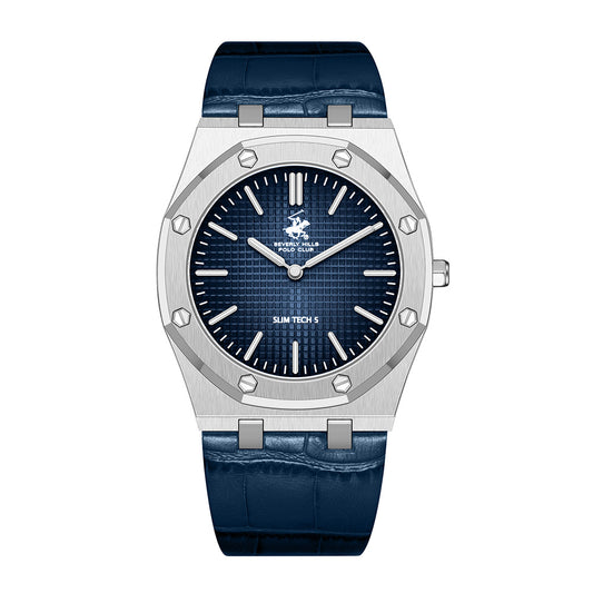 Beverly Hills Polo Club Men's Analog Watch with Dark Blue Dial and Dark Blue  Beverly Hills Polo Club Band, BP3924X.399