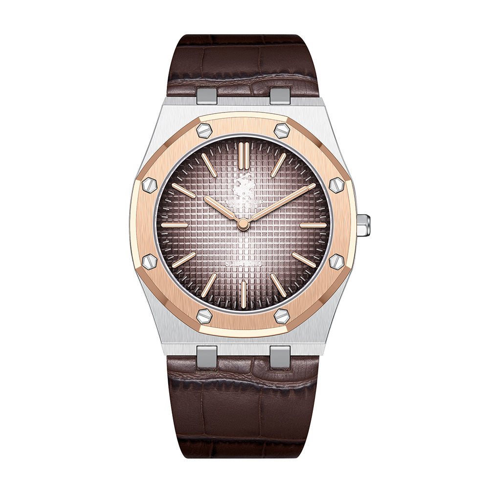 Beverly Hills Polo Club Men's Analog Watch with Dark Brown Dial and Dark Brown  Beverly Hills Polo Club Band, BP3924X.542