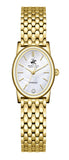 Beverly Hills Polo Club Women's Diamond Accent Analog Watch with White Mother of Pearl Dial and Gold Stainless Steel Band, BP3926X.120