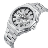 Beverly Hills Polo Club Men's Multifunction Watch with Silver Dial and Silver Stainless Steel Band, BP3930X.330
