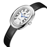 Beverly Hills Polo Club Women's Diamond Accent Analog Watch with Silver Dial and Black  Beverly Hills Polo Club Band, BP3931C.331