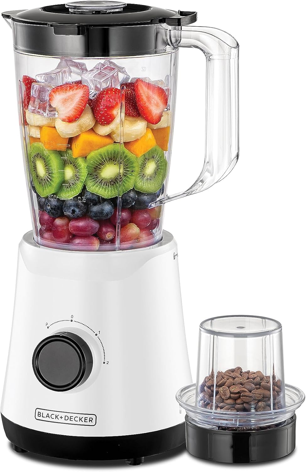 Black+Decker Blender With Grinder Mill  500W, BX520