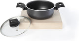 Black+Decker, 20cm Non-Stick Casserole Dish With Glass Lid, BXSCP20BME