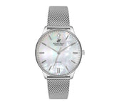 Beverly Hills Polo Club Women's Watch, Analog, Pearl Dial, Silver Stainless Steel Strap, BP3231X.320