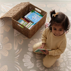 Milk It Baby Bloom And Beige Leaf Reversible Playmat, BOHOKHPM