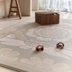Milk It Baby Bloom And Beige Leaf Reversible Playmat, BOHOKHPM
