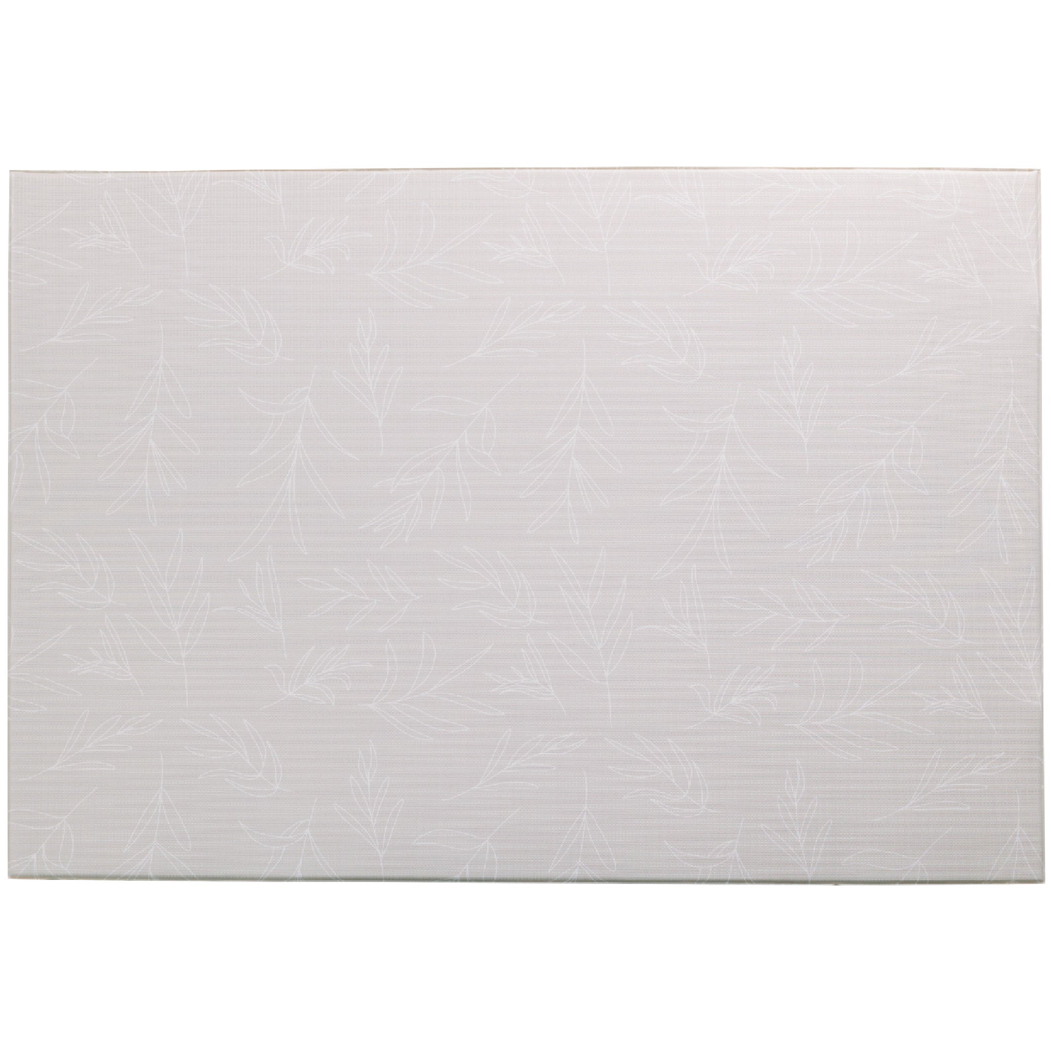 Milk It Baby Boho Blue And Beige Leaf 100% TPU Foam Non Toxic Reversible Play Mat, BOHOBLPM