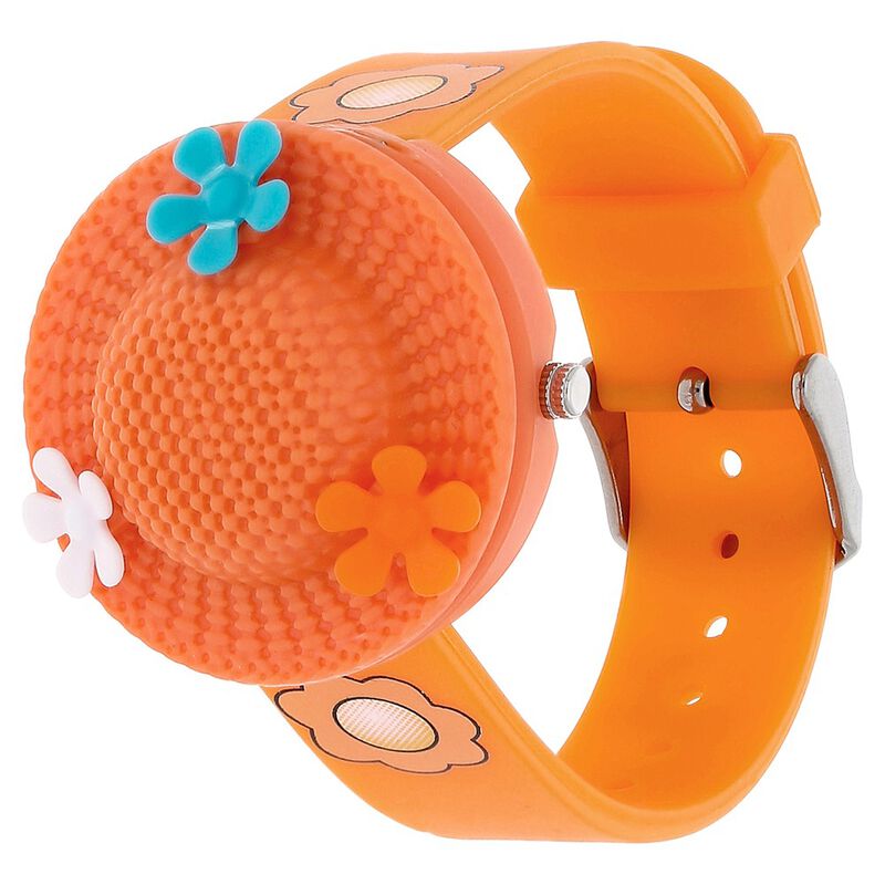 Zoop By Titan Kid's Watch Analog Multicolor Dial With Orange PU Strap, 4032PP03