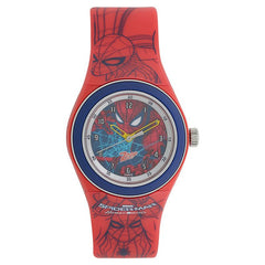 Zoop By Titan Kid's Spiderman Watch Analog Multicolor Dial With Red PU Strap, C4048PP15