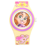 Zoop By Titan Kid's Disney Princess Watch Analog Multicolor Dial With Beige PU Strap, 4048PP44