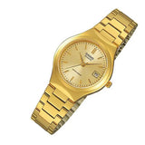 Casio Women's Watch Analog, Gold Dial Gold Stainless Steel Strap, LTP-1170N-9ARDF